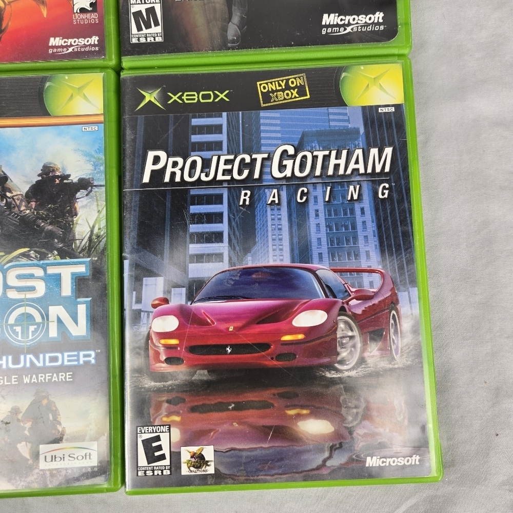 Lot Of 4 Original XBOX Games Fable Project Gotham Brute Force Ghost Recon Works - Picture 5 of 10